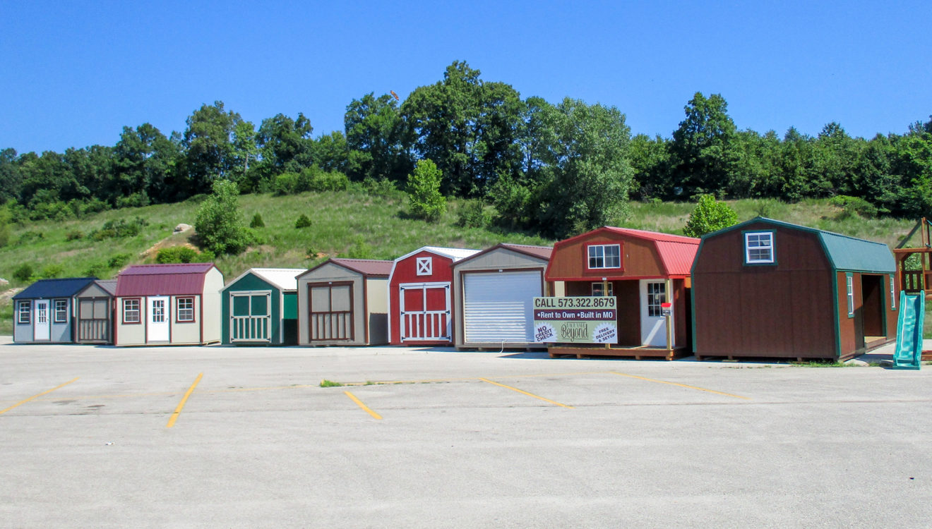 Sheds Garages Cabins | The Backyard &amp; Beyond | Doniphan MO